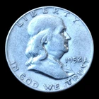 1952-D Franklin Half Dollar 90% Silver Denver Coin (s)