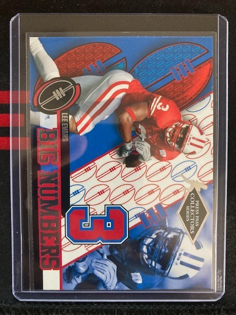 ROOKIE CARD LEE EVANS Bills 2004 Press Pass BIG NUMBERS COLLECTORS SERIES #BN5