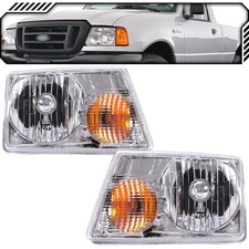 OE Style Halogen Headlights Assembly Replacement for FORD 01-11 RANGER