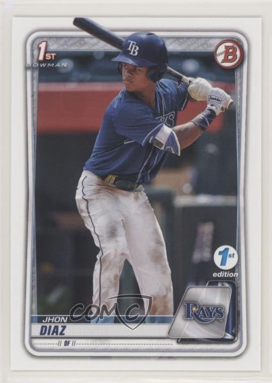 2020 Bowman 1st Edition Jhon Diaz #BFE-30 00jz