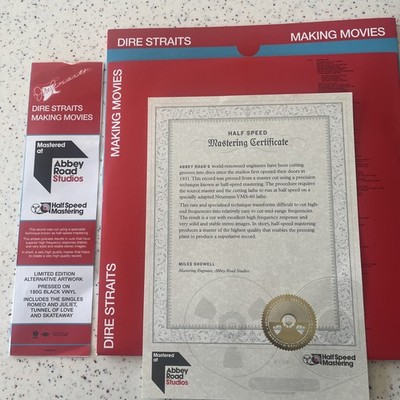 Dire Straits Making Movies Half-speed Master has marks please see pictures 