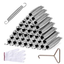 36pcs Trampoline Springs 6.5inch, Heavy Duty Stainless Steel Springs Includes...