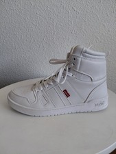 Nuevo sin caja Levi's Mujer Drive HI Cuero Sintético Parte Superior Alta Con Cordones Tenis Talla 8