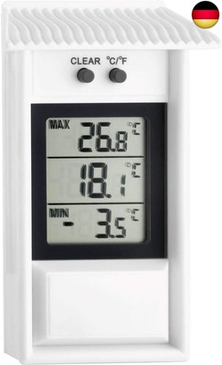 TFA Dostmann Digitales Maxima-Minima-Thermometer, wetterfest, für innen oder 