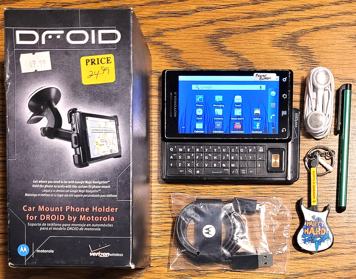 Motorola Droid 1 / A855 - Black ( Verizon ) Very Rare Android