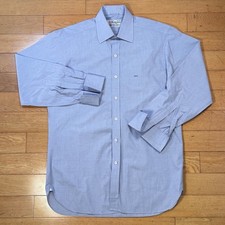 Turnbull Asser Size 15.5 Light Blue Classic Fit Cotton Dress Shirt