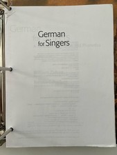German for Singers A Textbook of Diction and ...