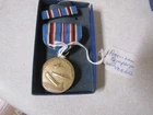 US MILITARY INSIGNIA MEDAL AMERICAN CAMPAIGN WW2 #2