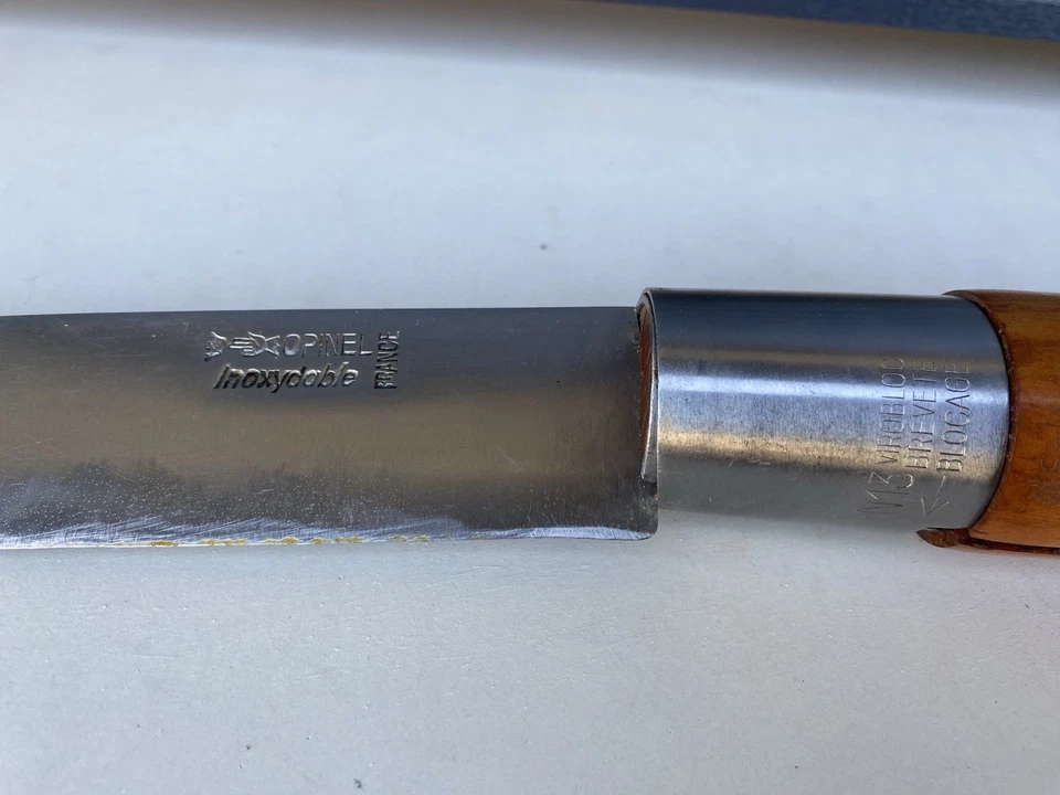 🇫🇷 RARE Couteau Géant Opinel la Main couronnée Made In France Numéro 13 - Photo 3/4
