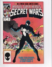 Marvel Super Heroes Secret Wars  8 VF  Marvel   Spider-Man Black Costume - w Bag