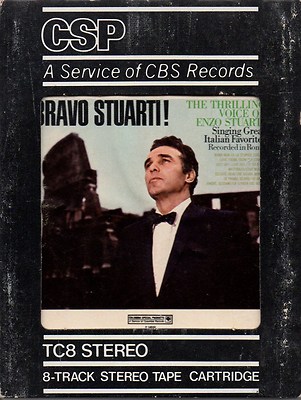 ENZO STUARTI ''BRAVO STUARTI!'' 8-TRACK 1980 csp