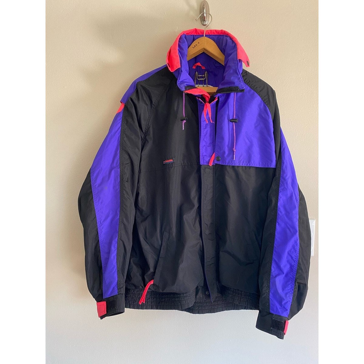 90’s Columbia vintage nylon jacket Vintage 90s Columbia Nylon Windbreaker, Womens XL, Jacket - Etsy
