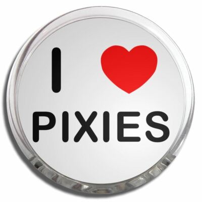 Pixies I Love Herz Memo Kühlschrankmagnet Kunststoff Clip (58 mm)