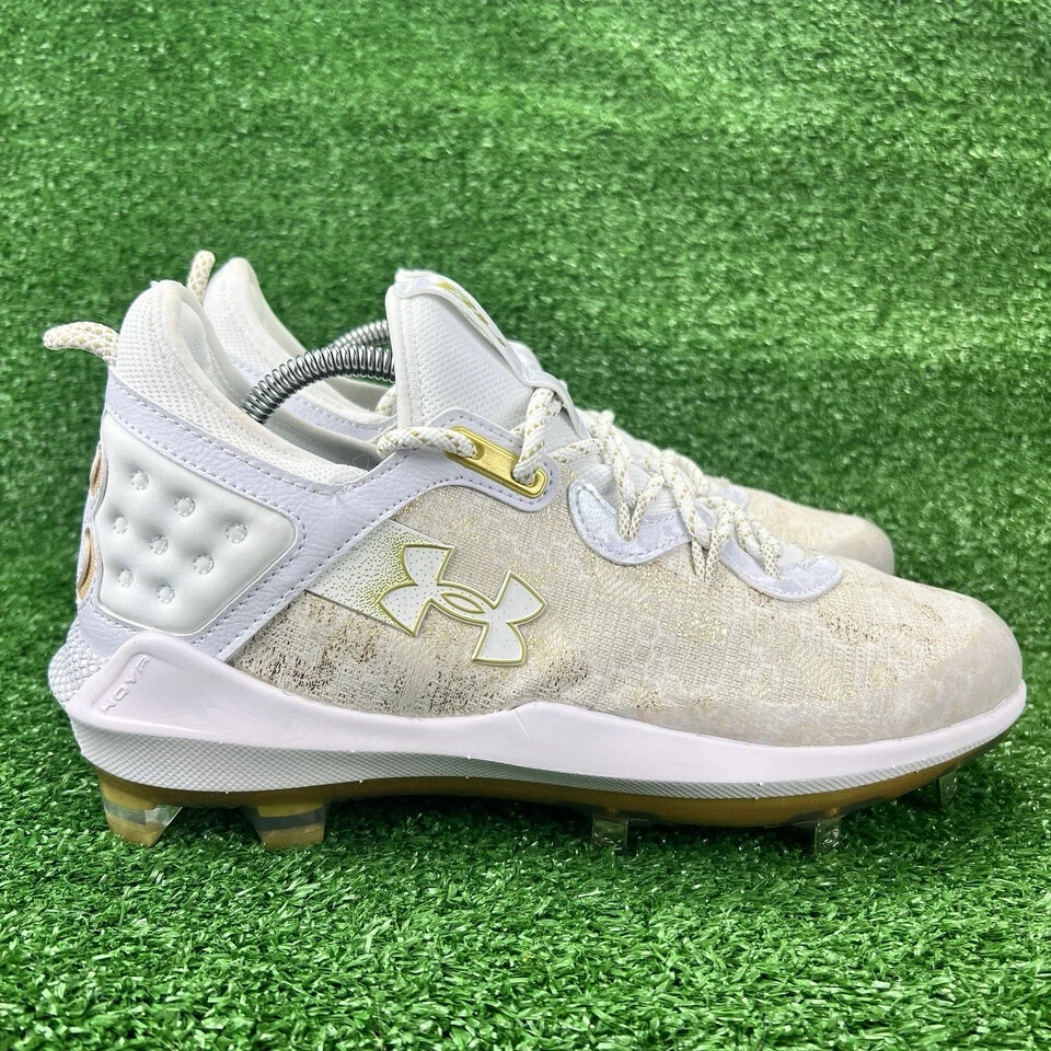Металлические бейсбольные бутсы Under Armour Harper 8 Low ST Белого золота 3026588-100 Мужские 9 19190₽