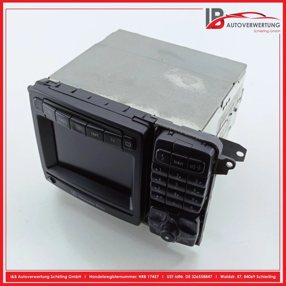 MERCEDES BENZ S-KLASSE W220 S320 Navigationssystem Display Radio 2208204889 - Bild 4 von 4
