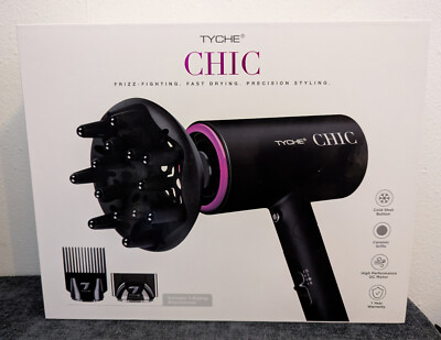 New TYCHE CHIC Hair Dryer with attachments