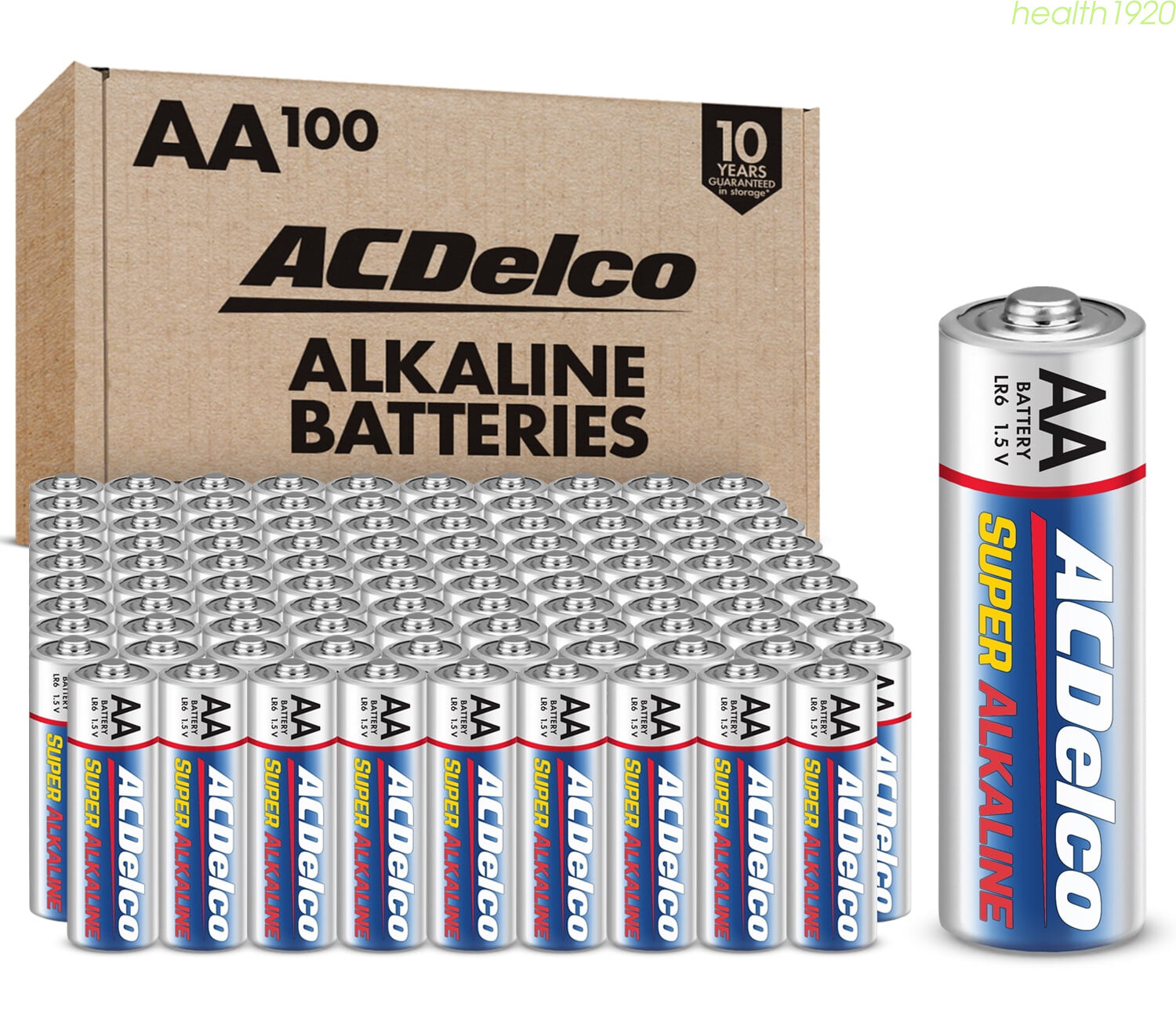 AA Batteries, Super Alkaline AA Battery, 1.5-Volt, 100-Count, AC060-image