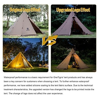 Rock Fortress Hot Tent with Stove Jack, 4~6 Person, 4 Season Tipi Tent for  Fa... | eBay