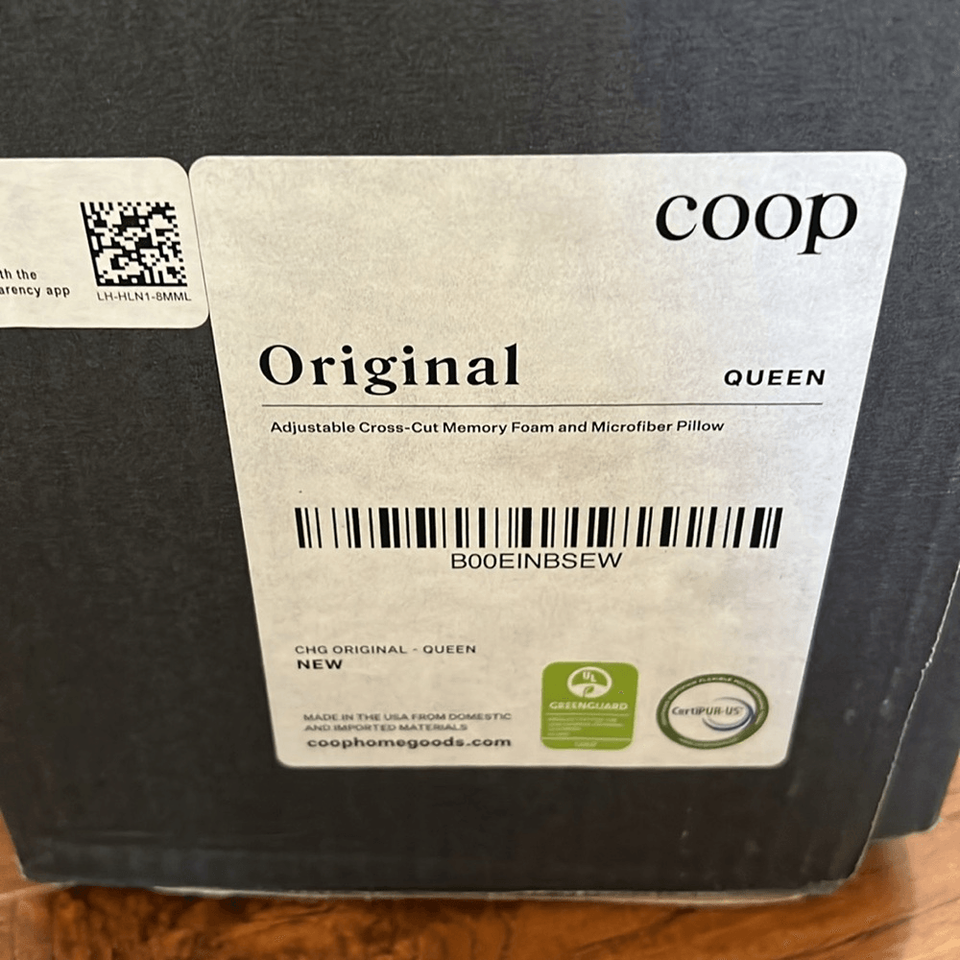 Coop Home Goods Queen Adjustable CrossCut Memory Microfiber Foam Bed