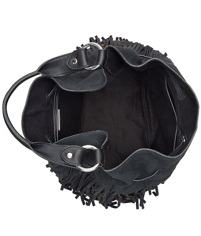 Bolso hobo Sam Edelman Tyra con flecos de vino de Oporto $278 Foto 2 de 4