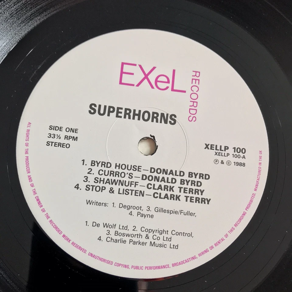 Superhorns Jazz LP Miles Davis, Donald Byrd, Freddie Hubbard Compilation - Image 3 of 4