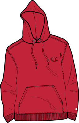 champion hoodie with pointed hood CEGICAP