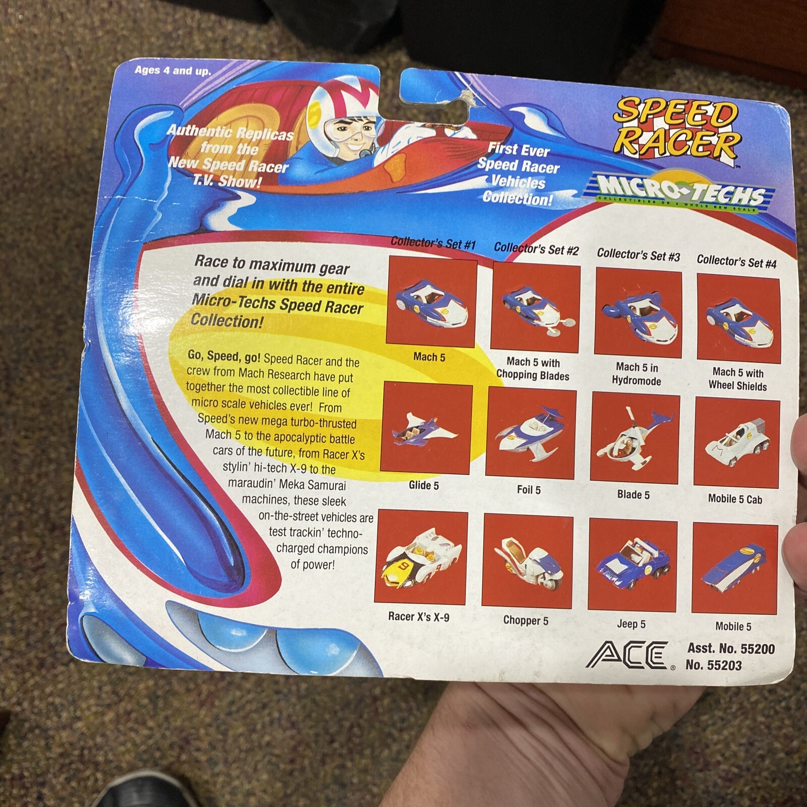ACE Speed Racer Micro-Techs, “New Adventures Set #3” 1994, Vintage ...