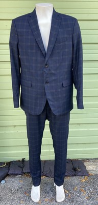 zara blue suit