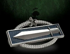 ARMY ROK REPUBLIC OF KOREA  BASIC RANGER SCHOOL 2"  BADGE PIN 