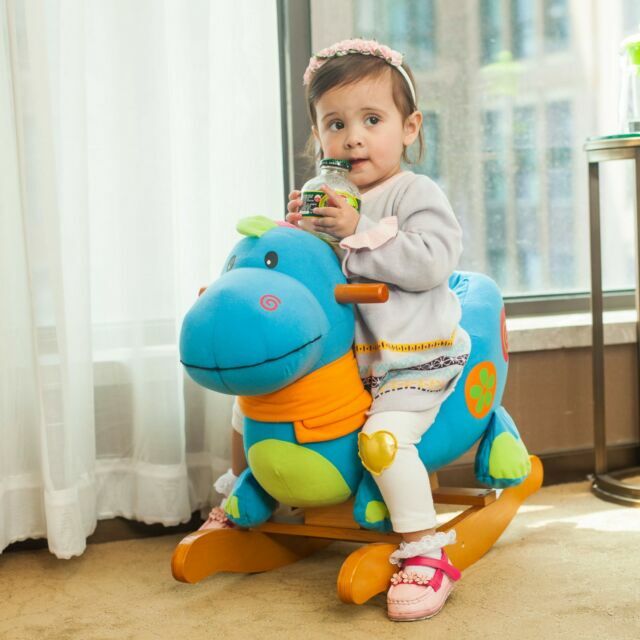 plush dinosaur ride on