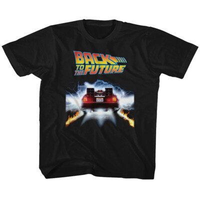 Back To The Future Delorean Tail lights Youth T Shirt 2T-YXL | eBay