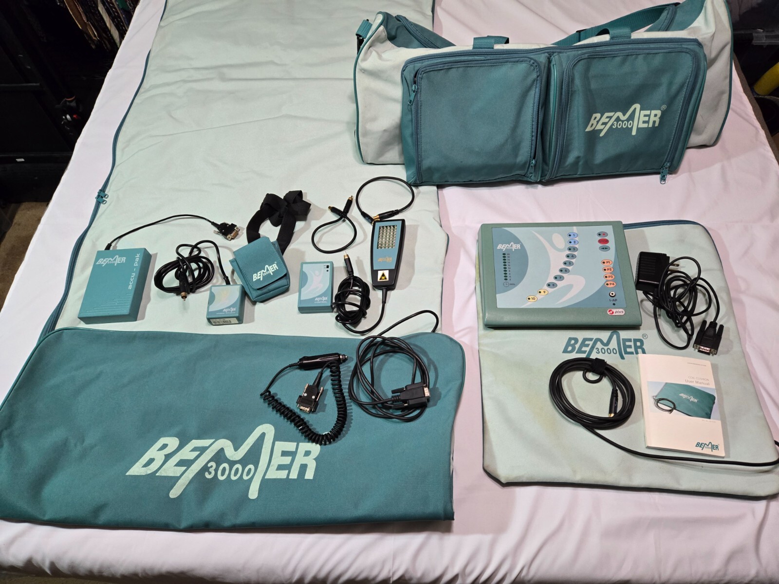 BEMER 3000 COMPLETE PEMF THERAPY MAT SET BUNDLE W/ EXTRAS eBay
