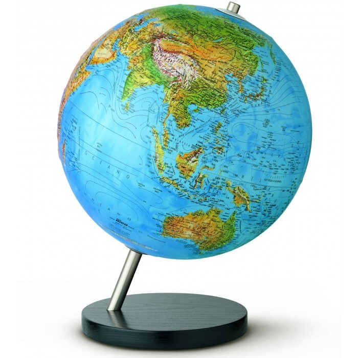 Tecnodidattica Mappamondo Globo Linea Relief  Dm 30