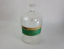 Lot of 2  KONTES Beckman 4L Flat Bottom Glass Lab Jar