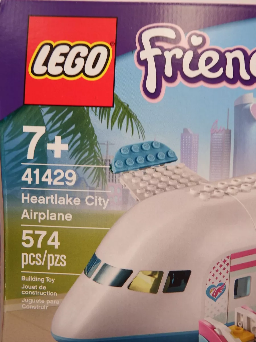 LEGO Friends Heartlake City Airplane 41429 Building Toy Inspires Travel  Story-Making Play Scenarios (574 Pieces) 