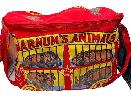 Vintage Horizon Designs Inc. Barnum's Animals Duffle Tote Storage Bag