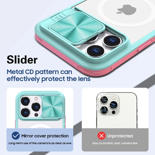 Für iPhone 16 Pro Max 14 15 11 Magnet Slide Kamera Linse Cover - - Bild 27 von 66
