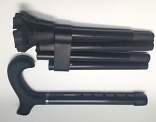 Harvy Walking Cane Triple Wound Carbon Fiber Strong Soft Derby Handle -New