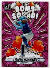 2023 Donruss Bomb Squad Pink Fireworks Orelvis Martinez #BS5 Toronto Blue Jays