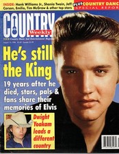 Country Weekly August 13 1996 Elvis Presley Shania Twain Hank Williams Jr