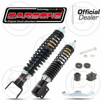 Komplettes Kit StoßDäMpfer Vorne Hinten Verstellbar Schwarz Vespa PX 125