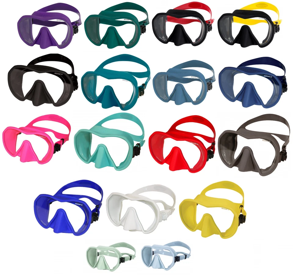 BEUCHAT MAXLUX S Einglas Tauchmaske Taucherbrille - NEU !!!