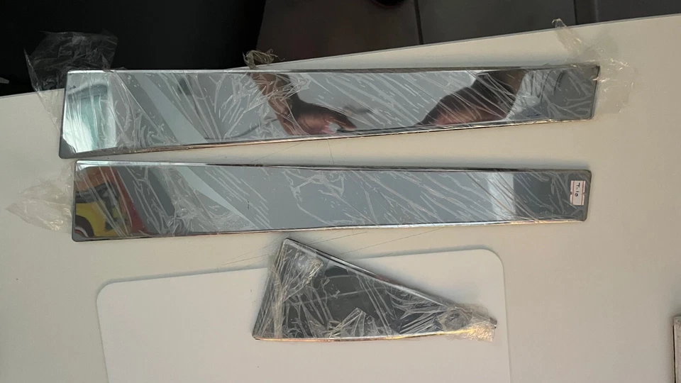 Kia Sportage Tuning 2010-2014 B Säulen und Hinters Dreieck Edelstahl Verkleidung - Bild 2 von 2