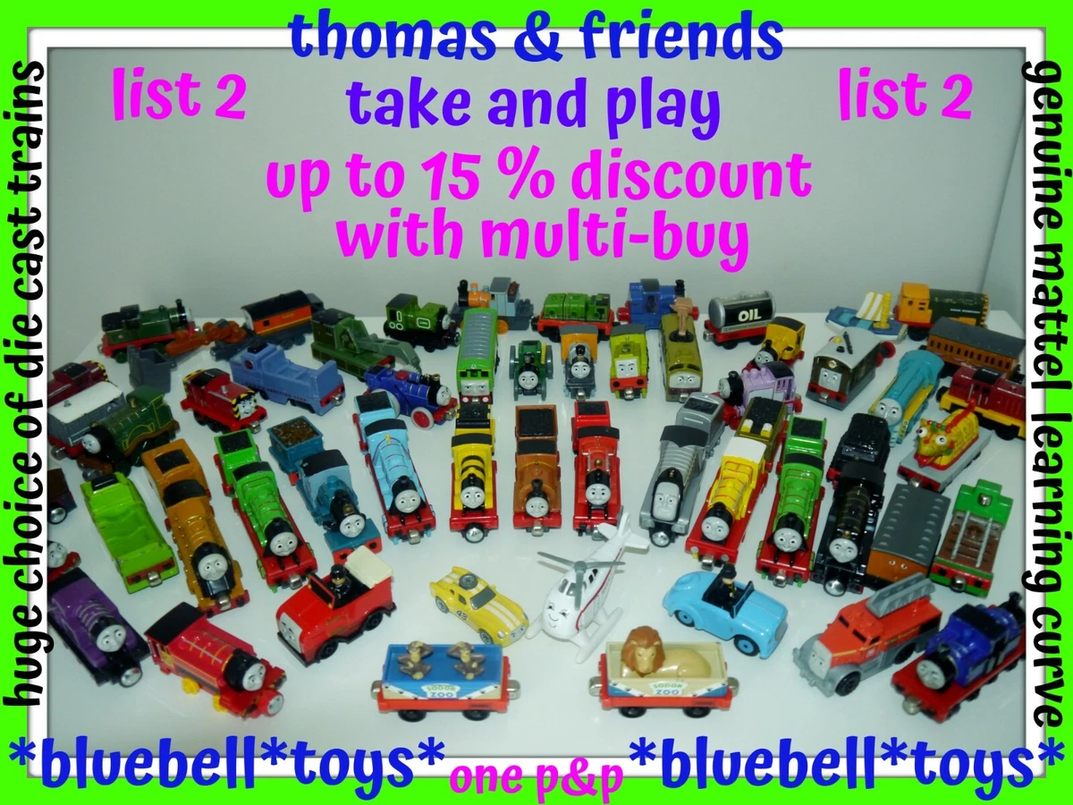 Thomas the tank engine diecast best sale trains list