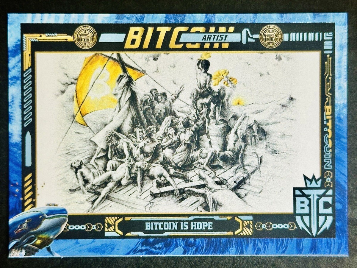BITCOIN IS HOPE #42 2024 Bitcoin Trading Cards BTCTC WHALE Halving BASE Ltd  /347