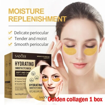 Crystal Collagen Augenmaske Feuchtigkeitsspendend Anti Augenringe Entfernen Augen Beutel Straffung