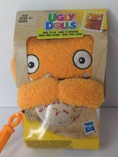 UGLYDOLLS Wage to-Go Stuffed Plush Toy, 5" Tall Back Pack Clip Orange Ugly New d