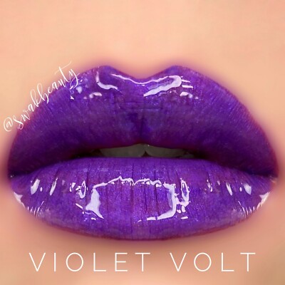 Lipsense Violet Volt NEW Cool Electric Purple Iridescent Shimmer Liquid Lipstick