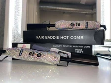 Hair Baddie Titanium Swarovski Crystal Straighter Hot Combs