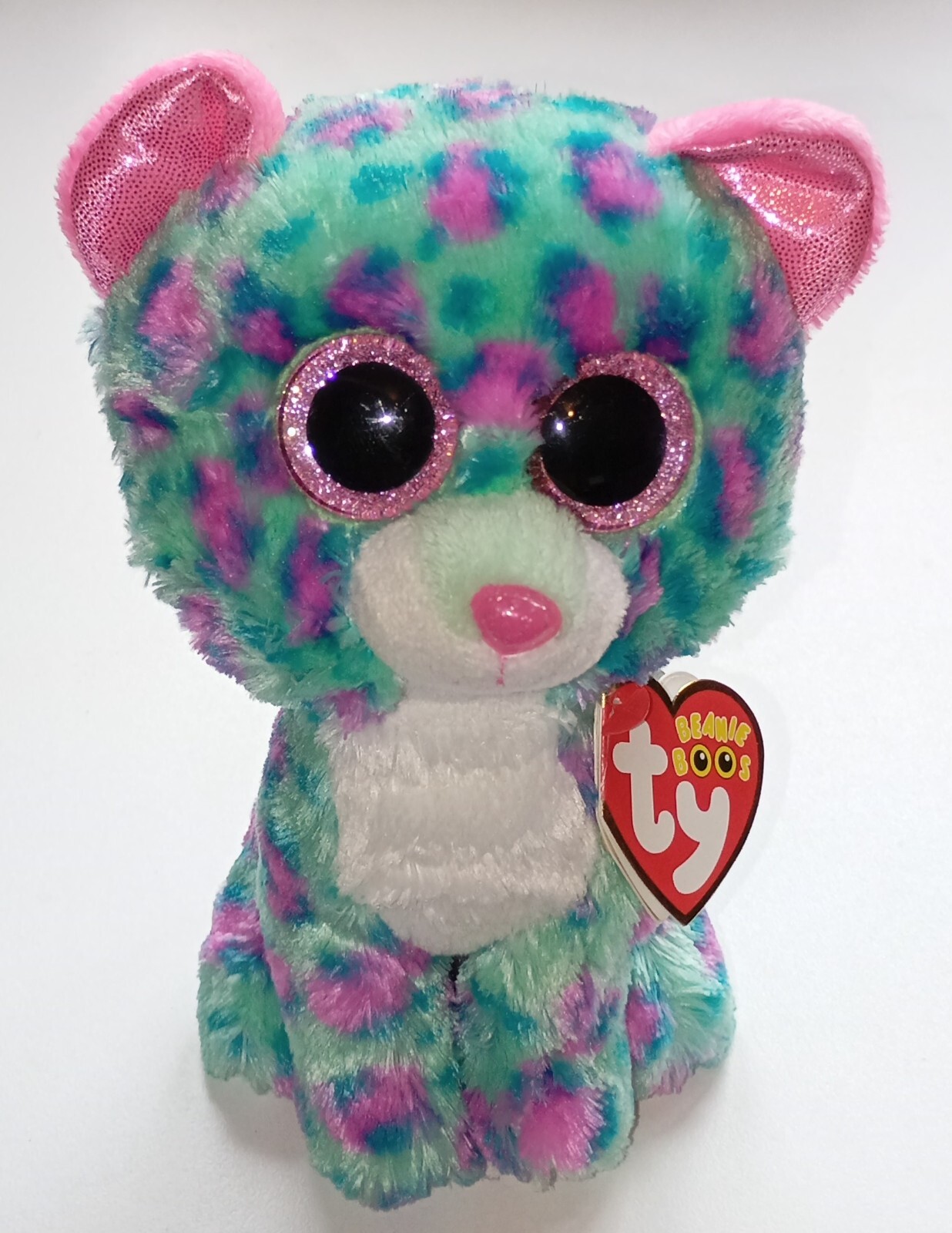 TY BEANIE BOO SYDNEY THE LEOPARD 6"" CLAIRE'S STORE EXCLUSIVE TAGGED